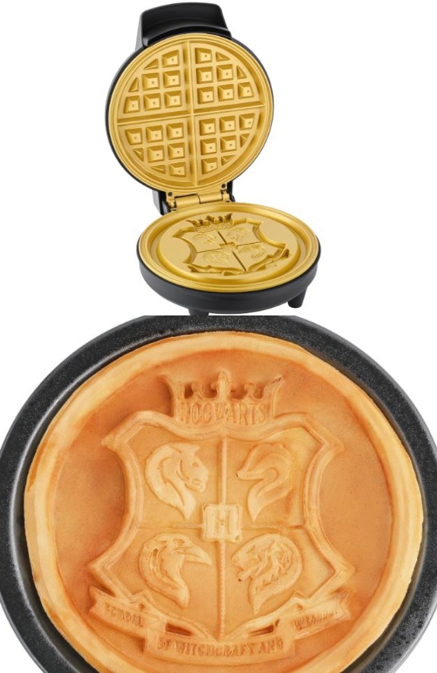 Harry Potter Hogwarts Crest Waffle Maker Cooking Gizmos