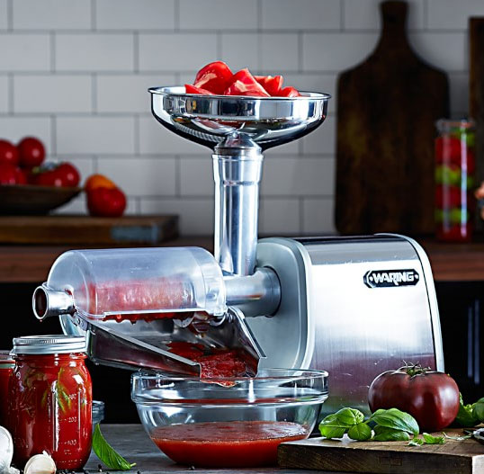Waring TMP150A (Upgraded TP150) Electric Tomato Press Stainless