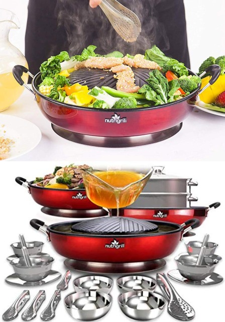 NutriGrill Electric Grill & Steamer - Cooking Gizmos