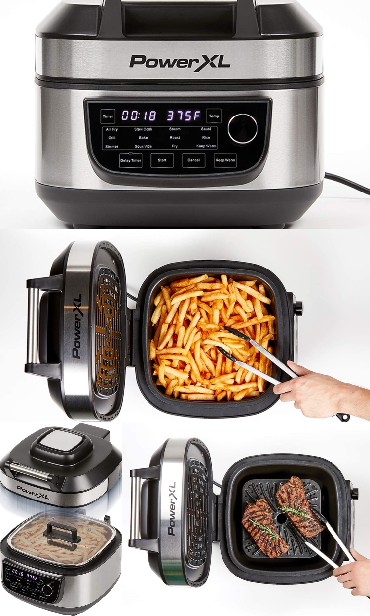 PowerXL 12-in-1 Indoor Grill & Air Fryer - Cooking Gizmos